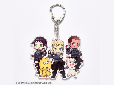 Final Fantasy VII Ever Crisis Peko Poko crossover keychains