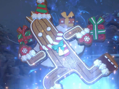 FFVII Ever Crisis Christmas Event Stars Gingerbread Cactuar