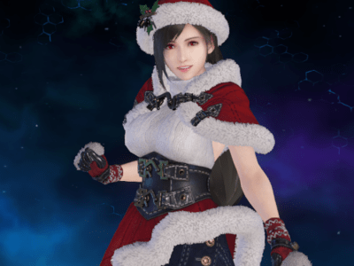 FFVII Ever Crisis Holiday Banner Tifa Lucia