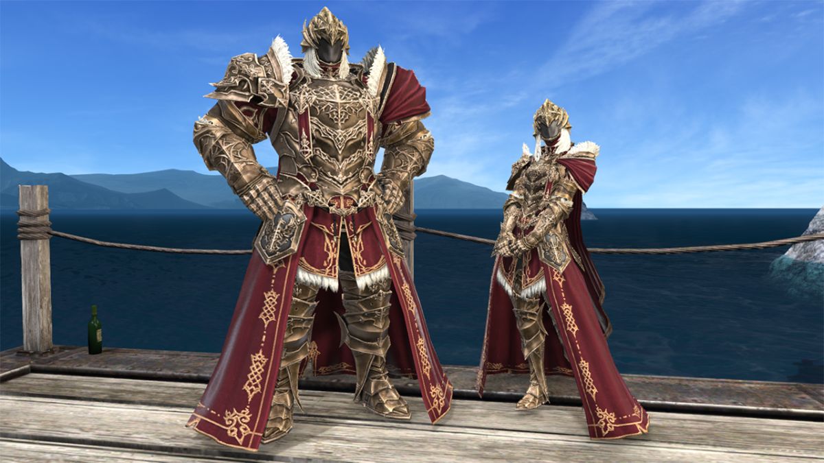 Image of the Fierce Tyrant's Attire in FFXIV.