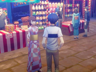 Screenshot of Yukari Summer Festival in Persona 3 Reload