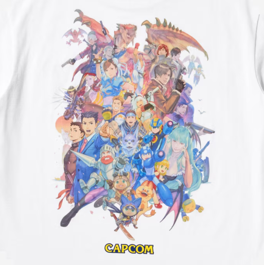 Capcom Uniqlo 40th anniversary