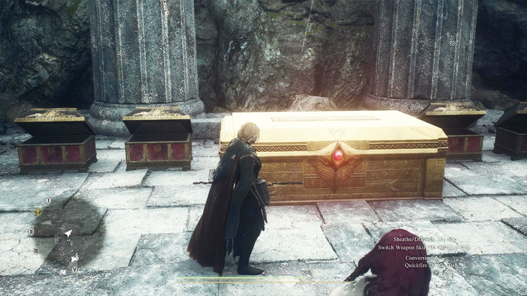 Screenshot of Sphinx Golden Chest in Dragon's Dogma 2