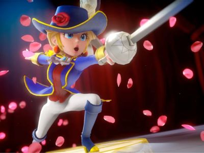 Screenshot of Swordfighter Peach in Princess Peach: Showtime!