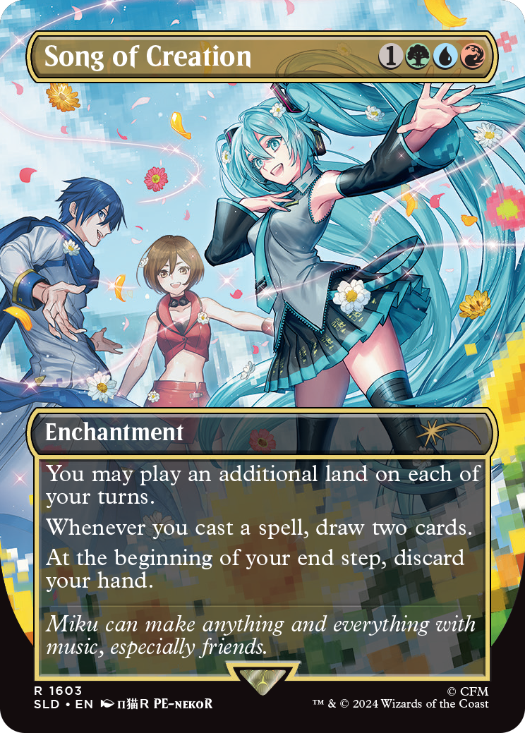 New Hatsune Miku MTG Secret Lair Cards Are Digital Sensation 