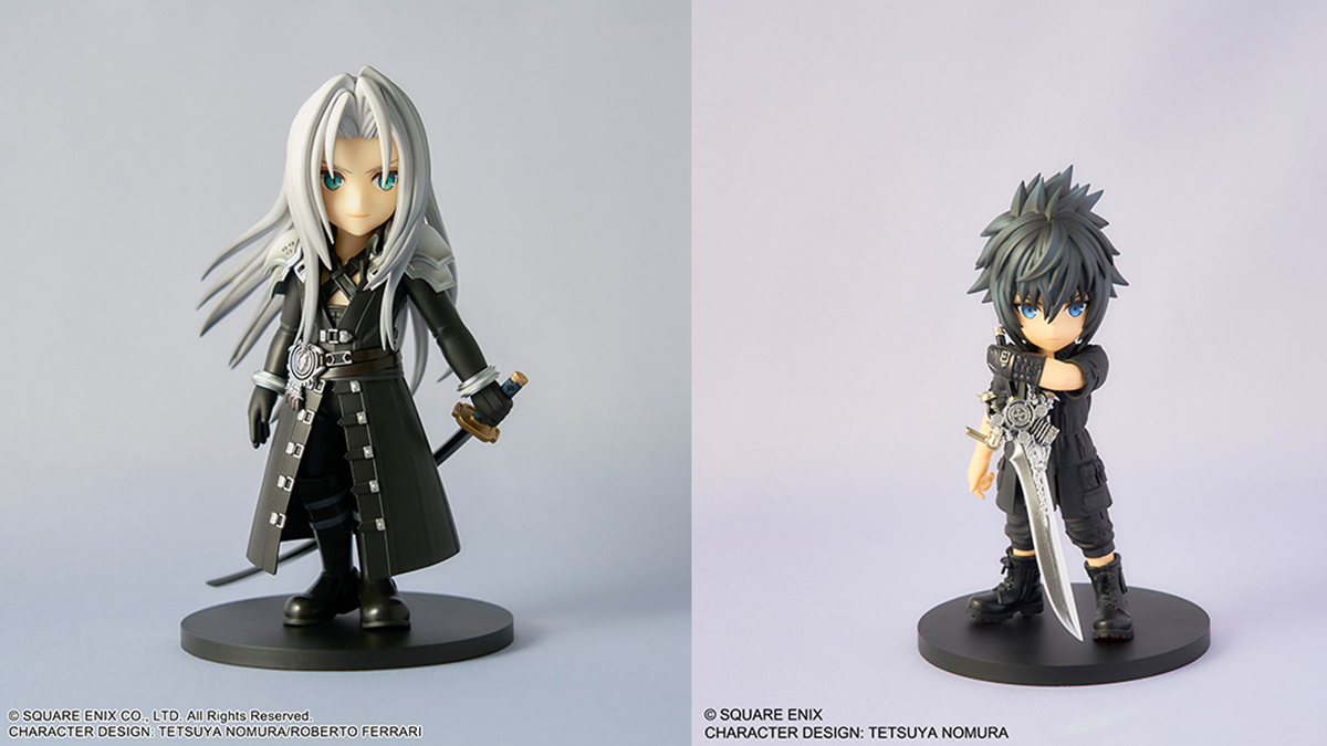 FFXV Noctis and FFVII Remake Adorable Arts Sephiroth Figures Appear