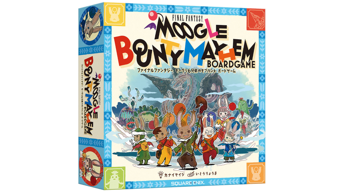 Final Fantasy Moogle Bounty Mayhem board game package