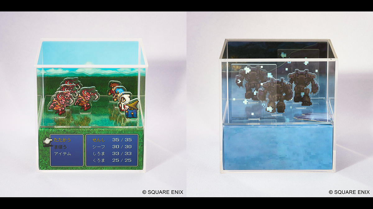 Final Fantasy Pixel Remaster Cubic Memory Dioramas