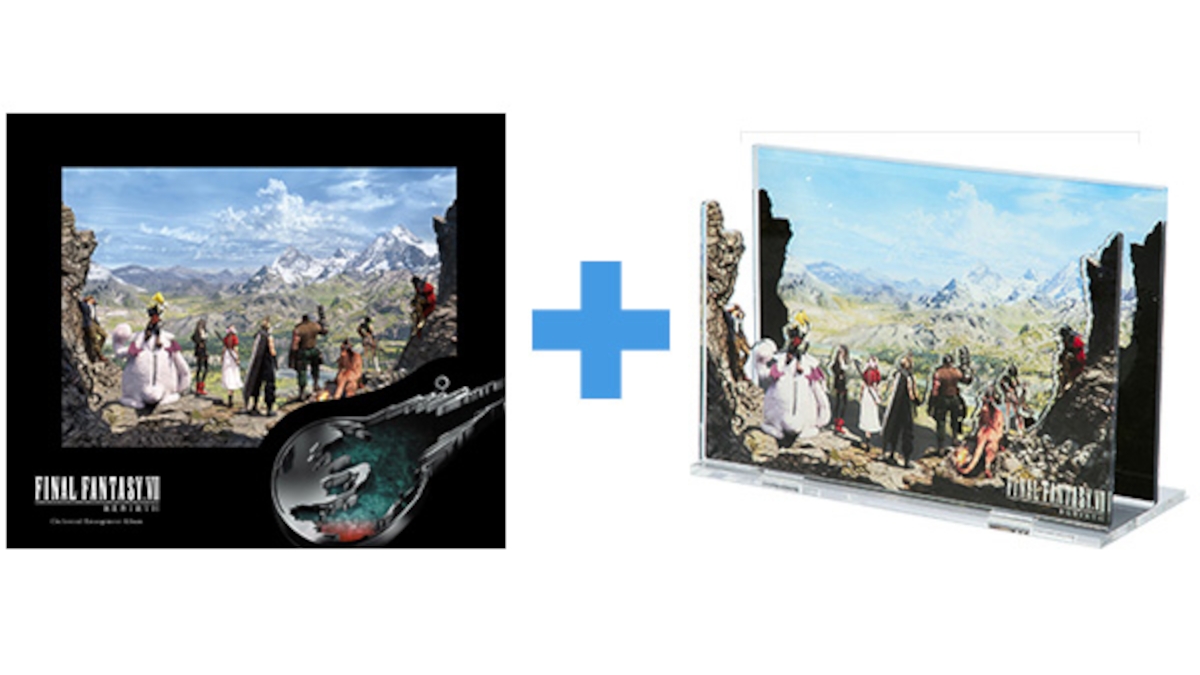 Final Fantasy VII FFVII Rebirth Orchestral Arrangement Album with bonus acrylic stand