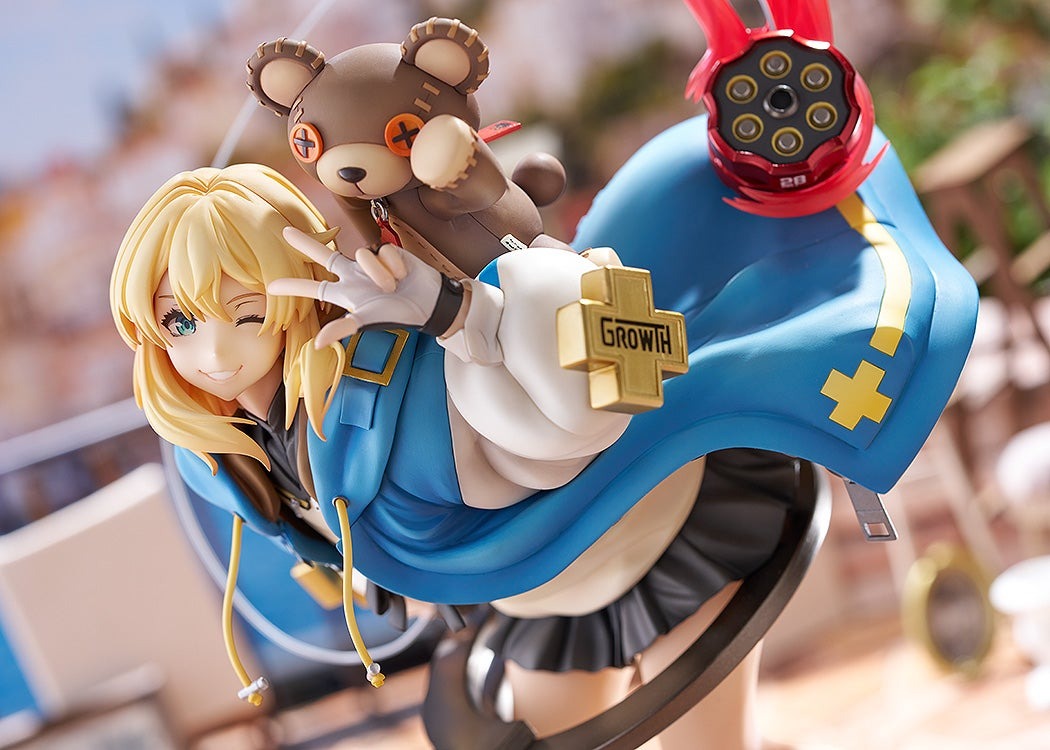 Guilty Gear Strive Bridget figure by Phat Company - close-up unhooded