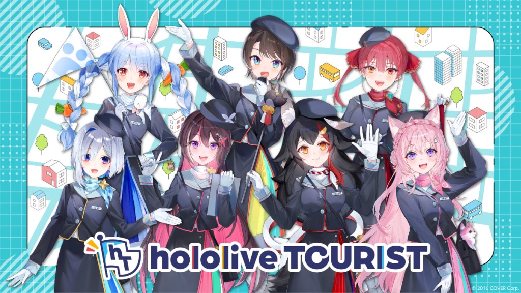 Hololive Tourist hotel event as part of Hololive City 24