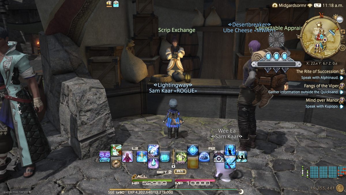How to exchange old tomestones of Causality and Comedy and White Scrips in FFXIV Dawntrail