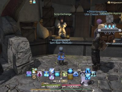 How to exchange old tomestones of Causality and Comedy and White Scrips in FFXIV Dawntrail