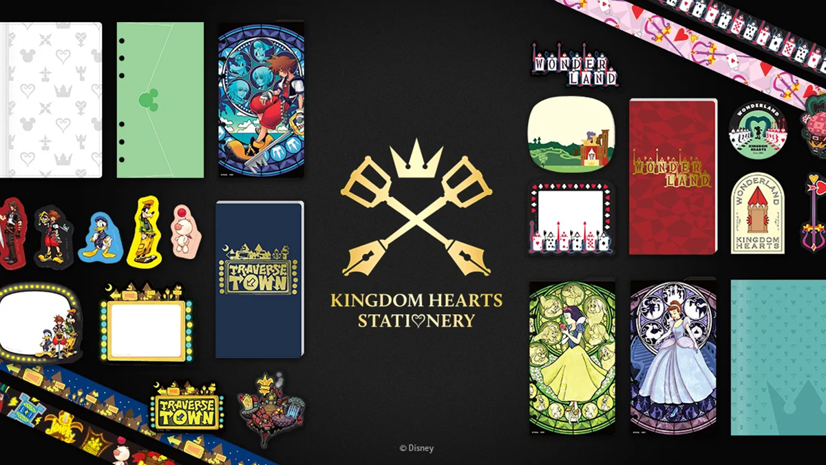Kingdom Hearts Stationery Merchandise Coming in September