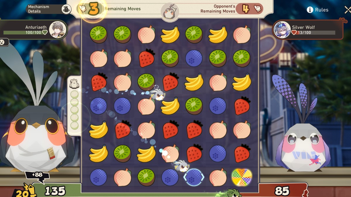 Candy Crush-like gameplay.