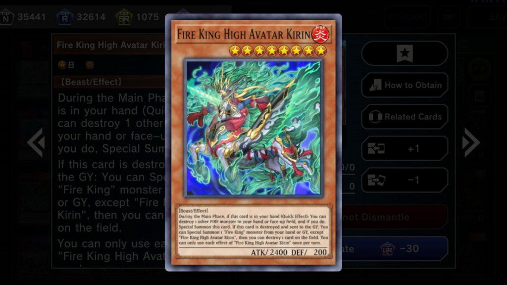 Yu-Gi-Oh Master Duel Fire King