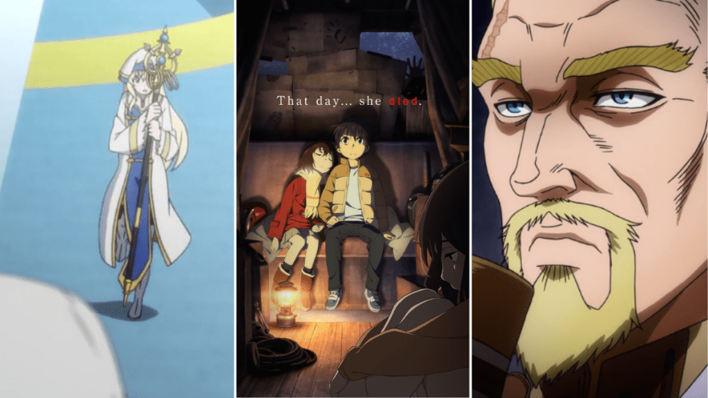 2010s best Seinen Anime Vinland saga, Goblin Slayer, Erased