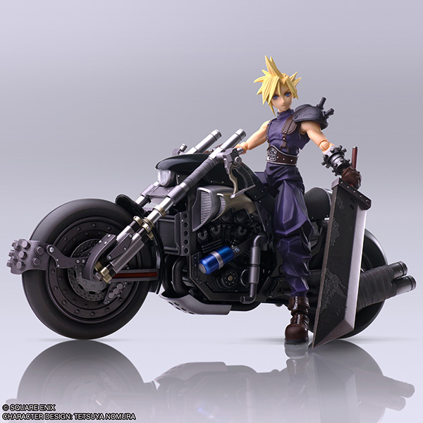 Final Fantasy VII Cloud, Sephiroth, Zack Bring Arts Figures Coming