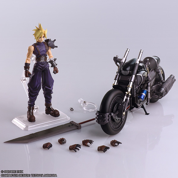 Final Fantasy VII Cloud, Sephiroth, Zack Bring Arts Figures Coming