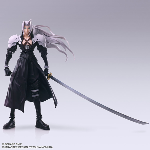 Final Fantasy VII Cloud, Sephiroth, Zack Bring Arts Figures Coming