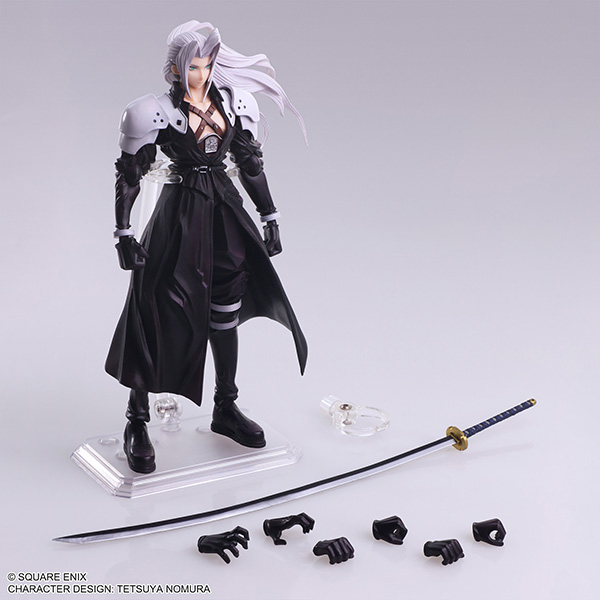 Final Fantasy VII Cloud, Sephiroth, Zack Bring Arts Figures Coming