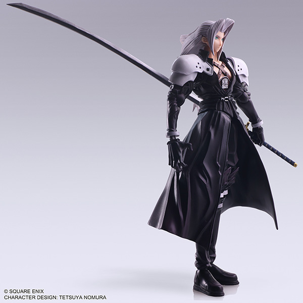 Final Fantasy VII Cloud, Sephiroth, Zack Bring Arts Figures Coming