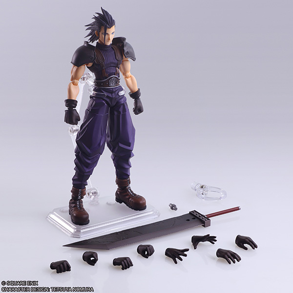 Final Fantasy VII Cloud, Sephiroth, Zack Bring Arts Figures Coming