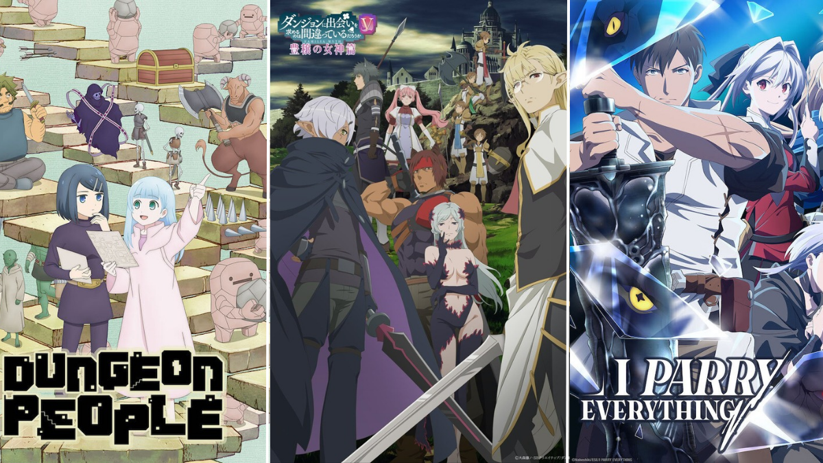 HIDIVE Anime Expo 2024 I Parry Everything, Is it Wrong to Pick Up Girls in a Dungeon, Dungeon People