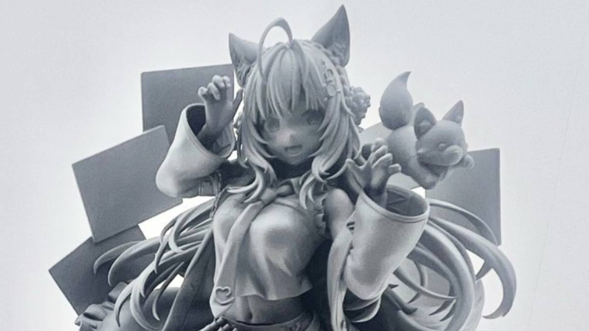 Hololive Hakui Koyori Figure Includes the Vtuber's Mascot