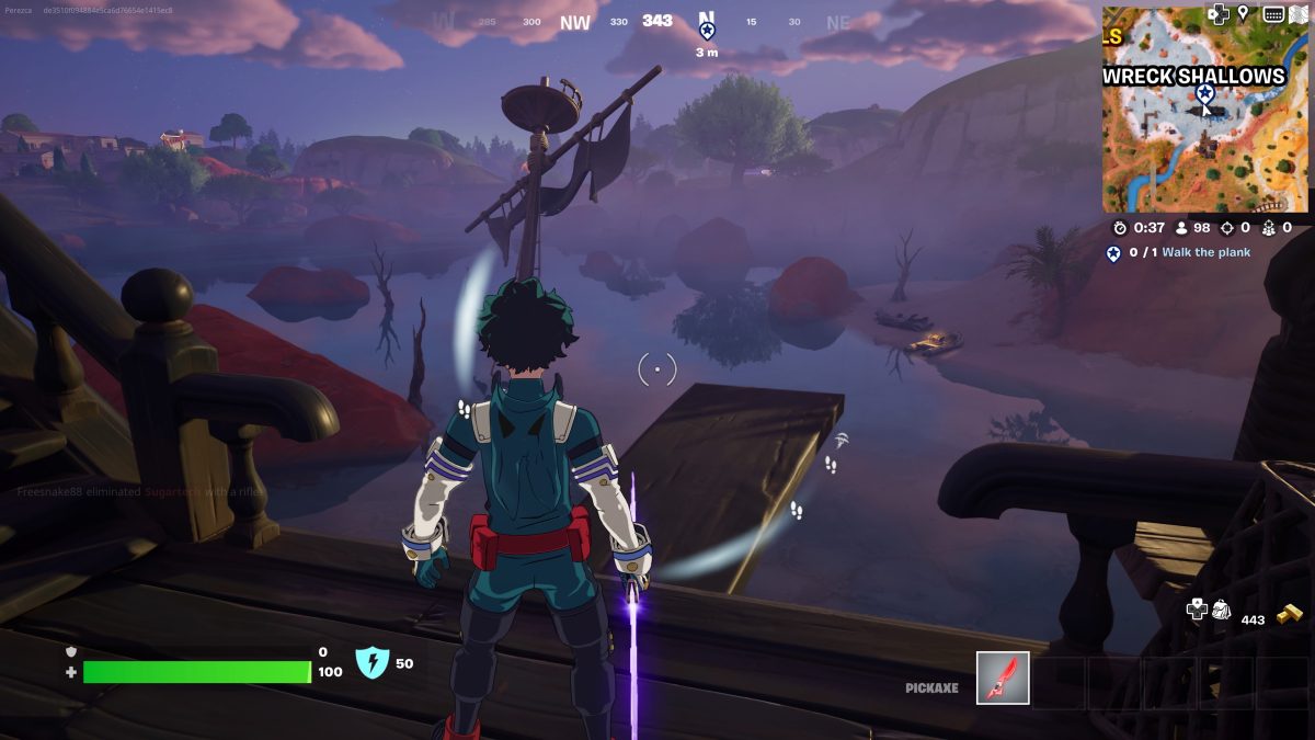 How to walk the plank quest in Fortnite Cursed Sails