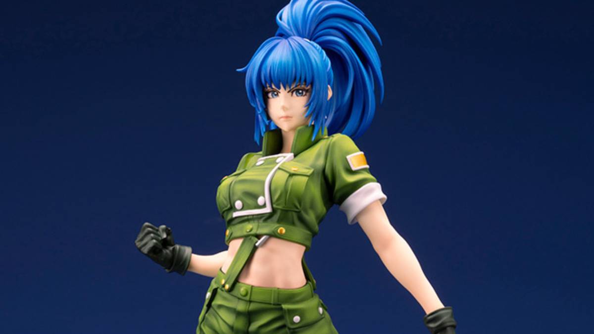 The latest look at the SNK Bishoujo Leona Heidern figure offered a first opportunity to see the painted prototype.