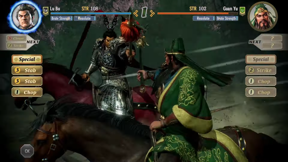 Lu Bu VS Guan Yu in Romance of the Three Kingdoms 8 Remake releasing simultaneously worldwide in October 2024