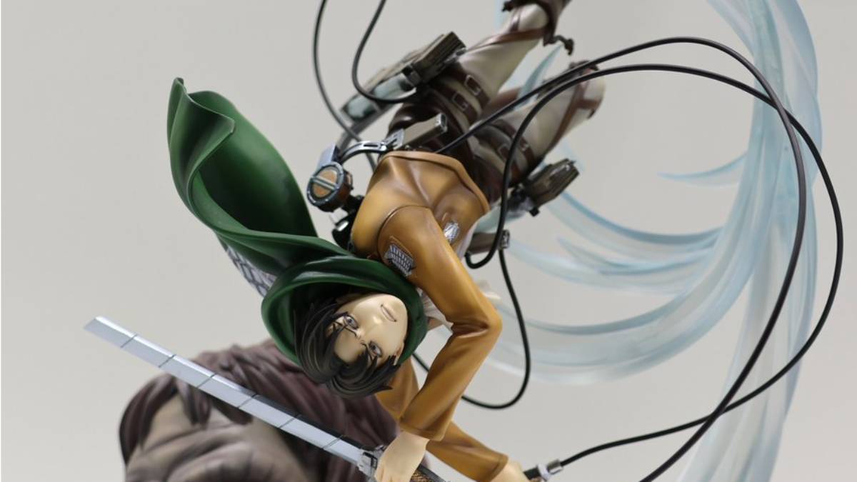 New Attack on Titan Levi Figure Shows Him in a Fight