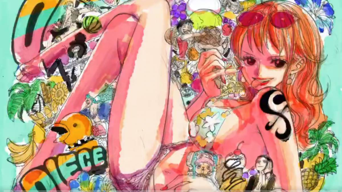 One Piece Video Shows Eiichiro Oda Drawing Nami in a Swimsuit