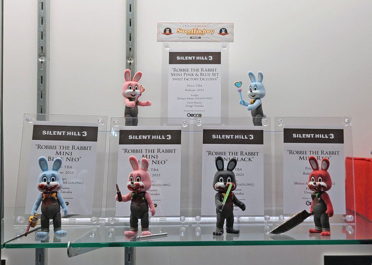 SDCC Silent Hill Figures Are Sakura Head, Robbie the Rabbit