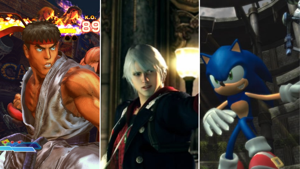 Street Fighter x Tekken Ryu, Sonic the Hedgehog(2006)Sonic, and Devil May Cry 4 Nero