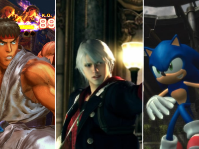 Street Fighter x Tekken Ryu, Sonic the Hedgehog(2006)Sonic, and Devil May Cry 4 Nero