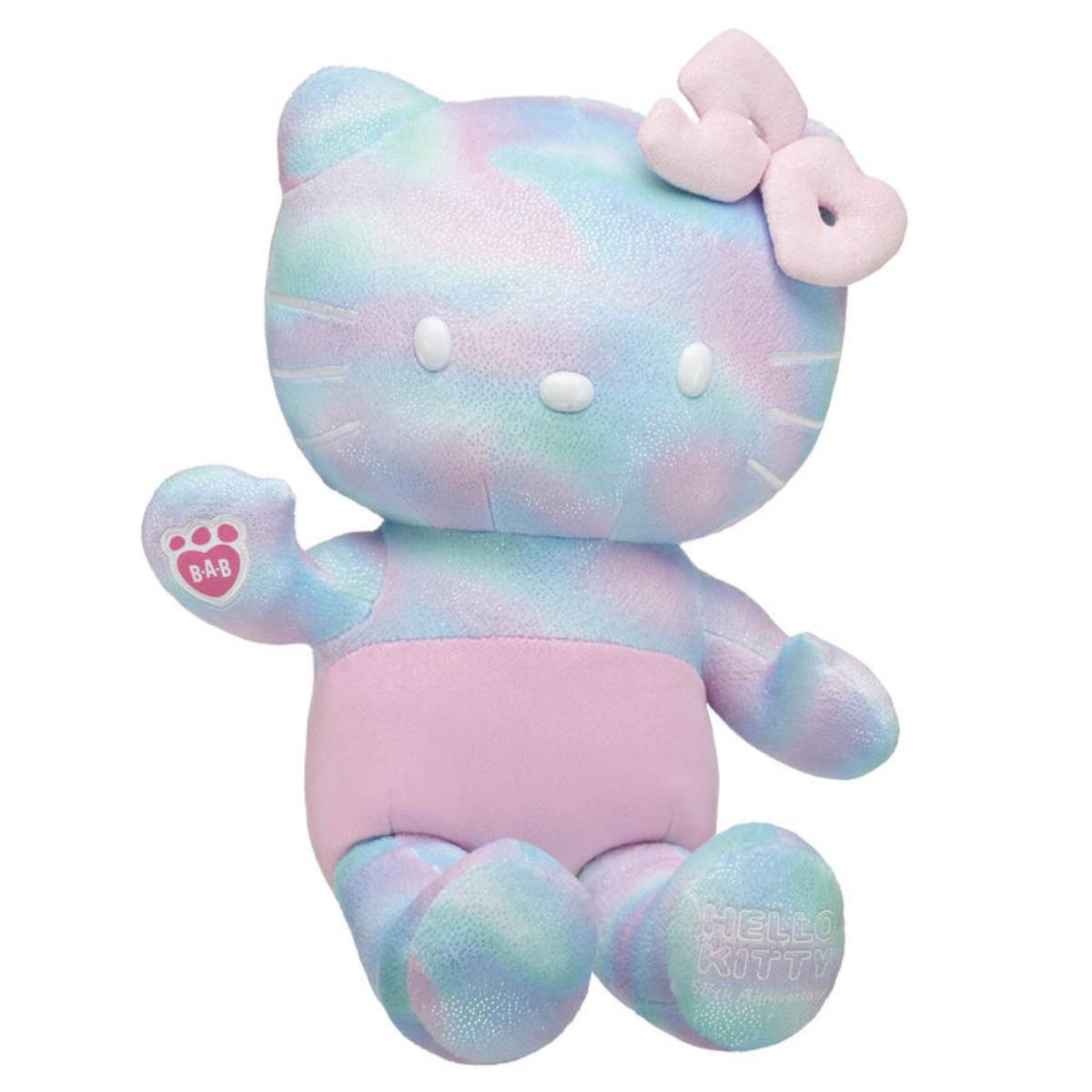 Sanrio 50th Anniversary Hello Kitty Plush at Build-a-Bear Stuffed Animal