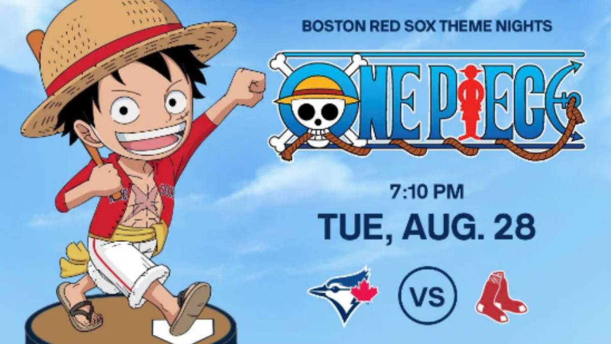 Boston Red Sox One Piece Night включает в себя Луффи Пупса