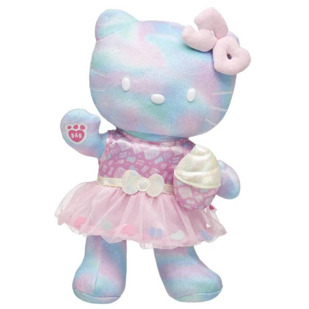 Плюшевая игрушка Hello Kitty в честь 50-летия Sanrio в магазине Build-a-Bear