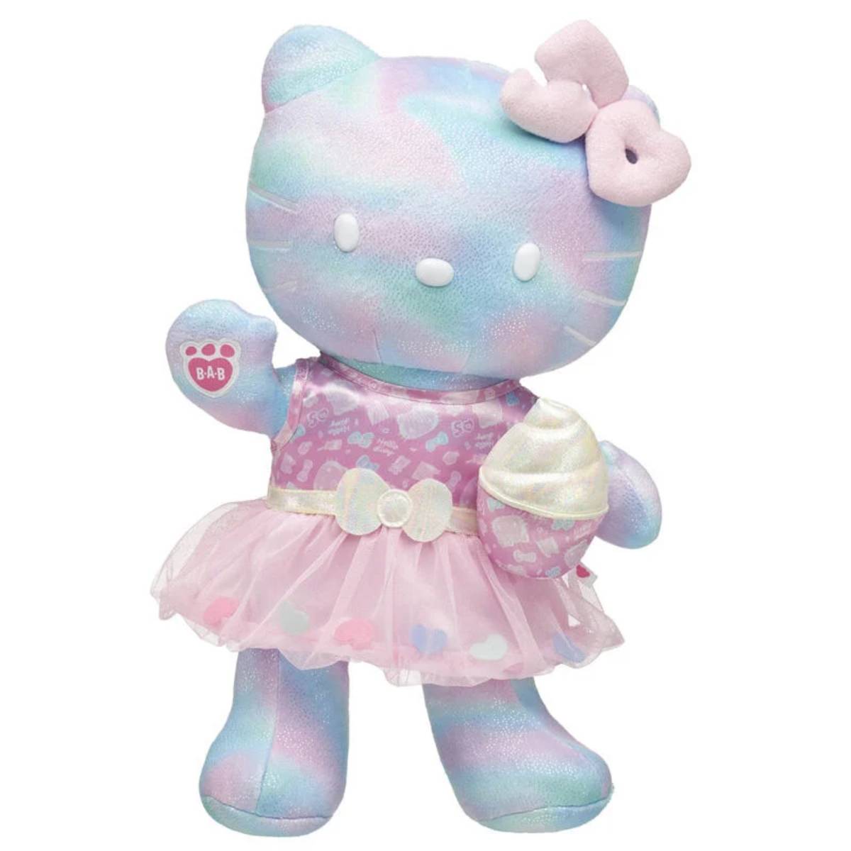 Sanrio 50th Anniversary Hello Kitty Plush at Build-a-Bear stuffed animal