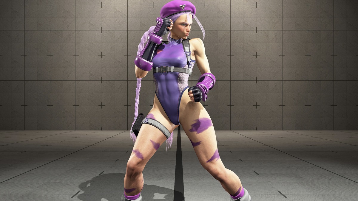 Street Fighter 6 Twitch Drops Cammy purple outfit