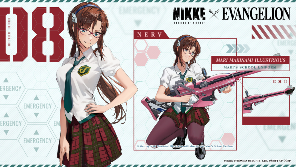 Mari Nikke x Evangelion crossover event