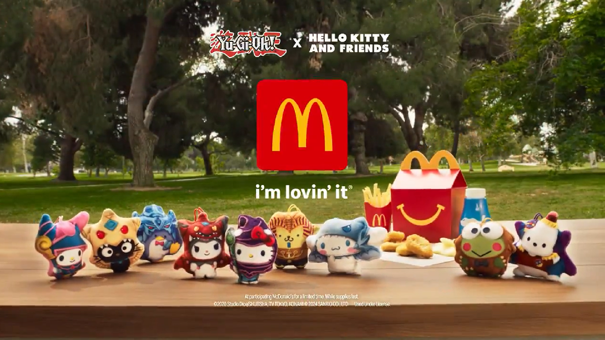 Игрушки Happy Meal Sanrio и Yu-Gi-Oh появились в американском McDonald’s