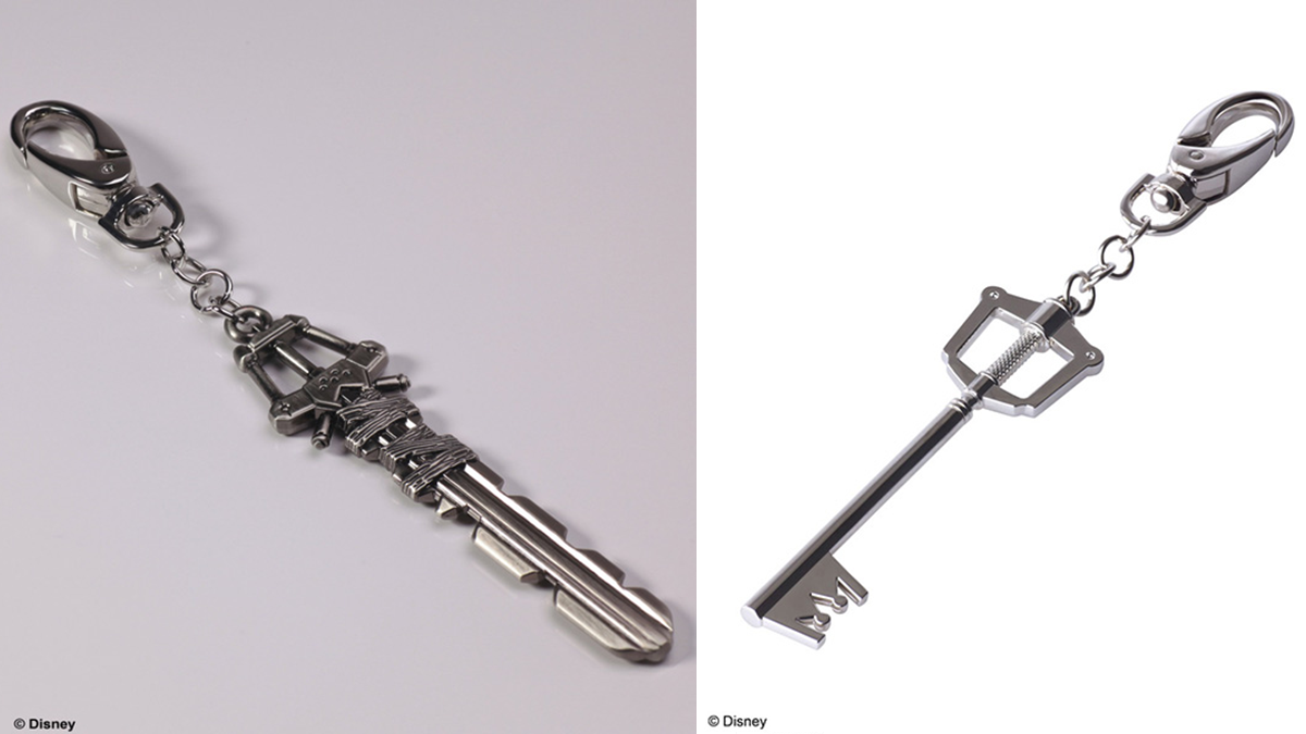 Metal Kingdom Hearts Keyblade Keychains Returning