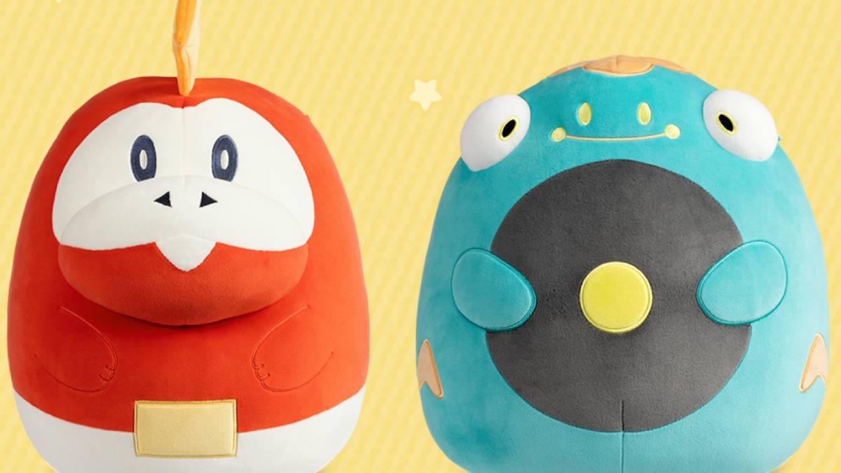 Pokemon Scarlet and Violet Squishmallow Fuecoco and Bellibolt Plush Appear