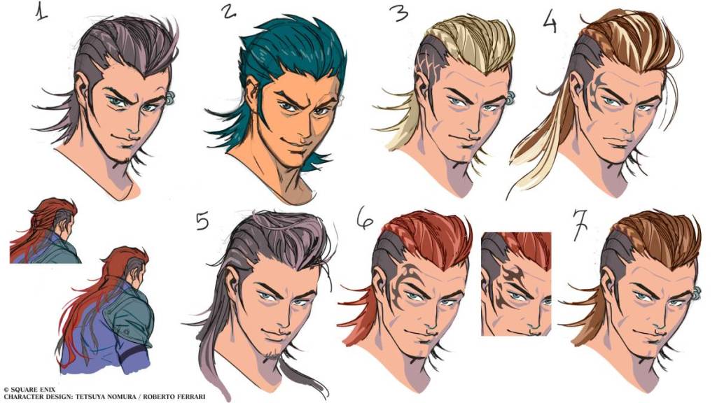 Roche in Final Fantasy VII Remake Almost Had Green or Red Hair