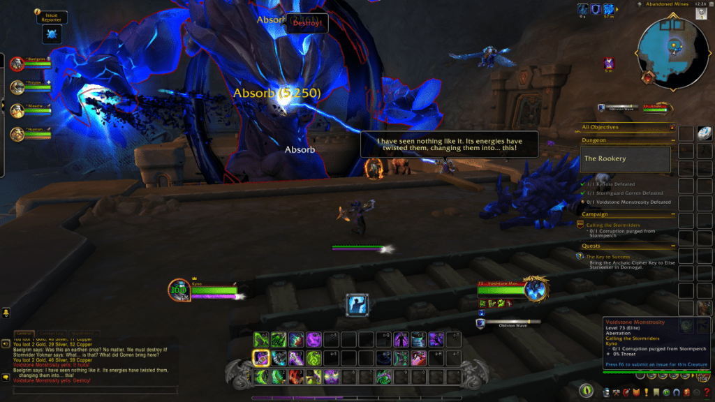 WoW The War Within Voidstone Monstrosity