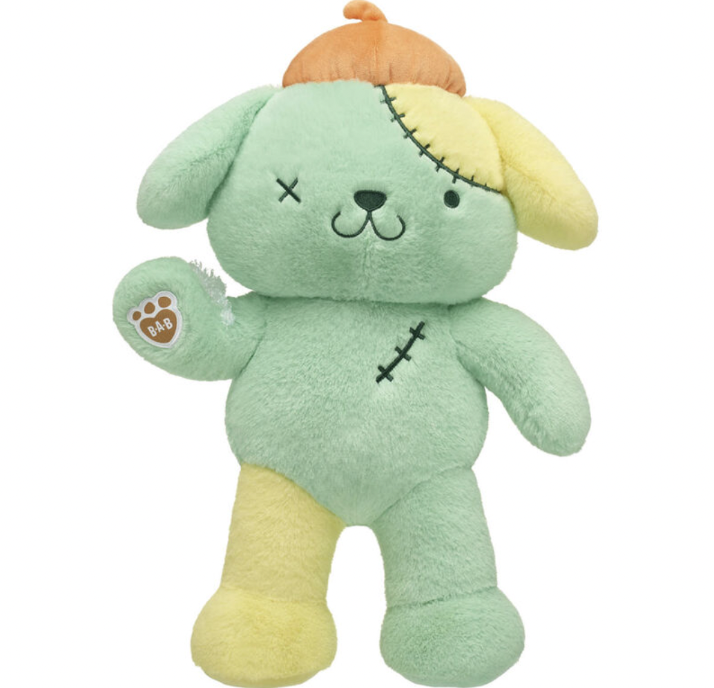 Zombie Pompompurin plush Build-a-Bear Halloween