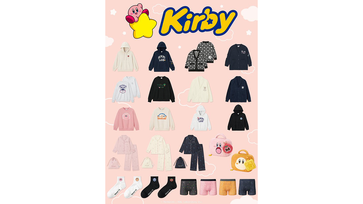 Kirby GU Shirts and Pouches Arrive in September